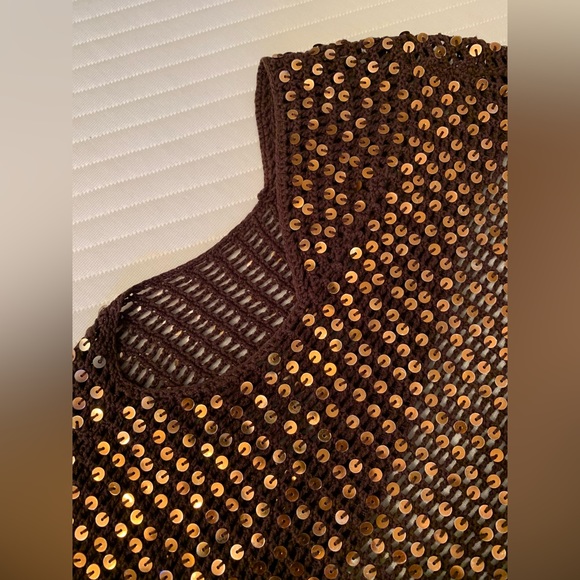 Little Brown Sparkle Shrug - Picture 8 of 16